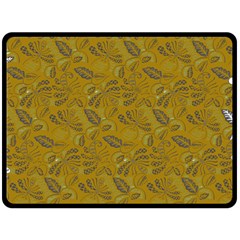 Batik-04 Double Sided Fleece Blanket (large)  by nateshop