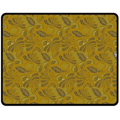 Batik-04 Double Sided Fleece Blanket (medium)  by nateshop