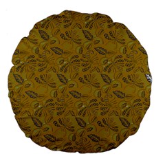 Batik-04 Large 18  Premium Flano Round Cushions by nateshop