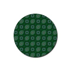 Batik-05 Rubber Coaster (round) by nateshop