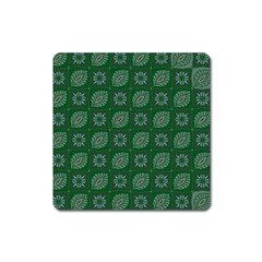 Batik-05 Square Magnet by nateshop