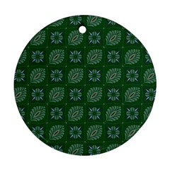 Batik-05 Round Ornament (two Sides) by nateshop