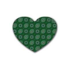 Batik-05 Rubber Heart Coaster (4 Pack) by nateshop