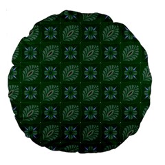 Batik-05 Large 18  Premium Round Cushions by nateshop