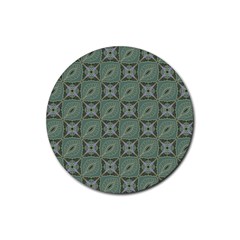 Batik-tradisional Rubber Round Coaster (4 Pack) by nateshop