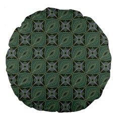 Batik-tradisional Large 18  Premium Flano Round Cushions by nateshop