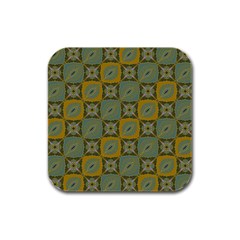 Batik-tradisional-01 Rubber Square Coaster (4 Pack) by nateshop