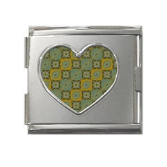 Batik-tradisional-01 Mega Link Heart Italian Charm (18mm)