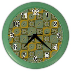 Batik-tradisional-01 Color Wall Clock by nateshop