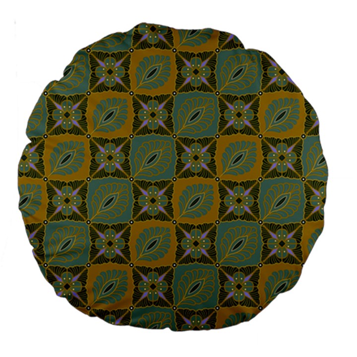 Batik-tradisional-01 Large 18  Premium Round Cushions