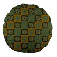 Batik-tradisional-01 Large 18  Premium Round Cushions by nateshop