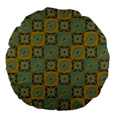 Batik-tradisional-01 Large 18  Premium Flano Round Cushions by nateshop