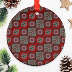 Batik-tradisional-02 Ornament (round) by nateshop