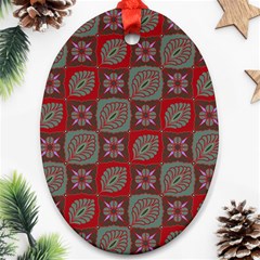 Batik-tradisional-02 Ornament (oval) by nateshop