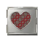 Batik-tradisional-02 Mega Link Heart Italian Charm (18mm) Front