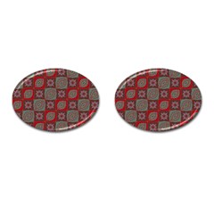 Batik-tradisional-02 Cufflinks (oval) by nateshop