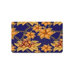 Seamless-pattern Floral Batik-vector Magnet (name Card)