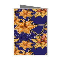 Seamless-pattern Floral Batik-vector Mini Greeting Cards (pkg Of 8) by nateshop