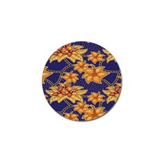 Seamless-pattern Floral Batik-vector Golf Ball Marker by nateshop