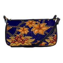 Seamless-pattern Floral Batik-vector Shoulder Clutch Bag by nateshop