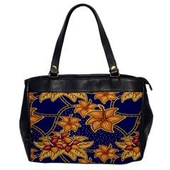 Seamless-pattern Floral Batik-vector Oversize Office Handbag by nateshop