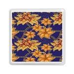 Seamless-pattern Floral Batik-vector Memory Card Reader (Square) Front