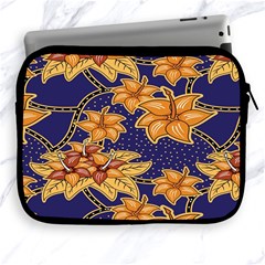 Seamless-pattern Floral Batik-vector Apple Ipad 2/3/4 Zipper Cases by nateshop