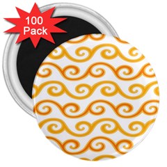 Seamless-pattern-ibatik-luxury-style-vector 3  Magnets (100 Pack)