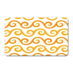 Seamless-pattern-ibatik-luxury-style-vector Magnet (rectangular) by nateshop