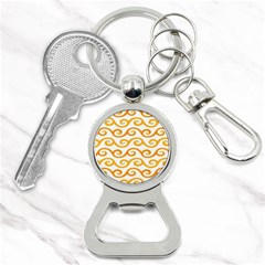 Seamless-pattern-ibatik-luxury-style-vector Bottle Opener Key Chain by nateshop