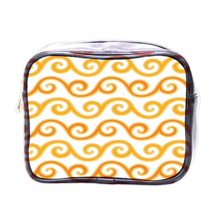 Seamless-pattern-ibatik-luxury-style-vector Mini Toiletries Bag (One Side)