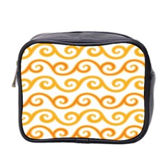 Seamless-pattern-ibatik-luxury-style-vector Mini Toiletries Bag (two Sides) by nateshop