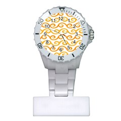 Seamless-pattern-ibatik-luxury-style-vector Plastic Nurses Watch by nateshop