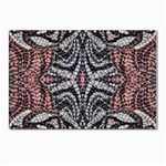 Pink Grey Repeats Symmetry Postcards 5  x 7  (Pkg of 10) Front