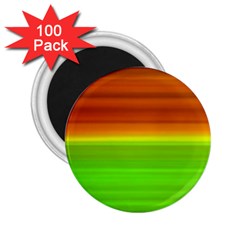 Orange And Green Blur Abstract Print 2 25  Magnets (100 Pack)  by dflcprintsclothing