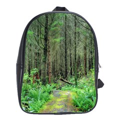 Forest Woods Nature Landscape Tree School Bag (large) by Celenk