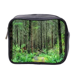 Forest Woods Nature Landscape Tree Mini Toiletries Bag (two Sides) by Celenk