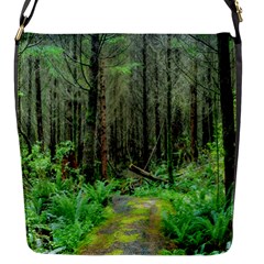 Forest Woods Nature Landscape Tree Flap Closure Messenger Bag (s) by Celenk