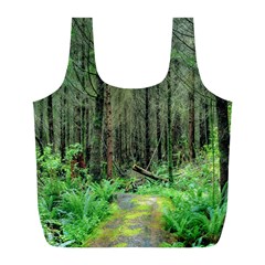 Forest Woods Nature Landscape Tree Full Print Recycle Bag (l) by Celenk