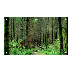 Forest Woods Nature Landscape Tree Banner And Sign 5  X 3  by Celenk