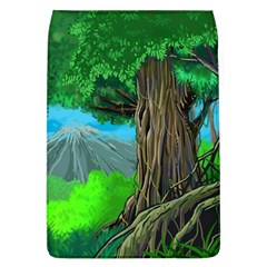 Green Forest Tropical Jungle Tree Wood Nature Removable Flap Cover (l) by Wegoenart