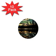 Forest Sunset Dusk Reflection 1  Mini Buttons (10 Pack)  by Wegoenart