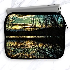 Forest Sunset Dusk Reflection Apple Ipad 2/3/4 Zipper Cases by Wegoenart