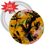 Japan Garden Color Tree Zen 3  Buttons (100 pack)  Front