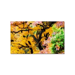 Japan Garden Color Tree Zen Sticker Rectangular (10 Pack) by Wegoenart