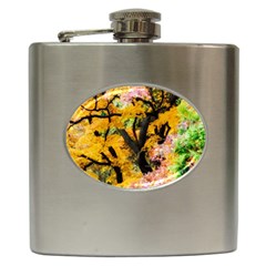 Japan Garden Color Tree Zen Hip Flask (6 Oz) by Wegoenart