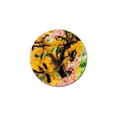 Japan Garden Color Tree Zen Golf Ball Marker by Wegoenart