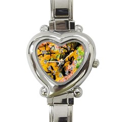 Japan Garden Color Tree Zen Heart Italian Charm Watch by Wegoenart