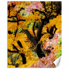 Japan Garden Color Tree Zen Canvas 11  X 14  by Wegoenart