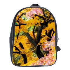 Japan Garden Color Tree Zen School Bag (large) by Wegoenart